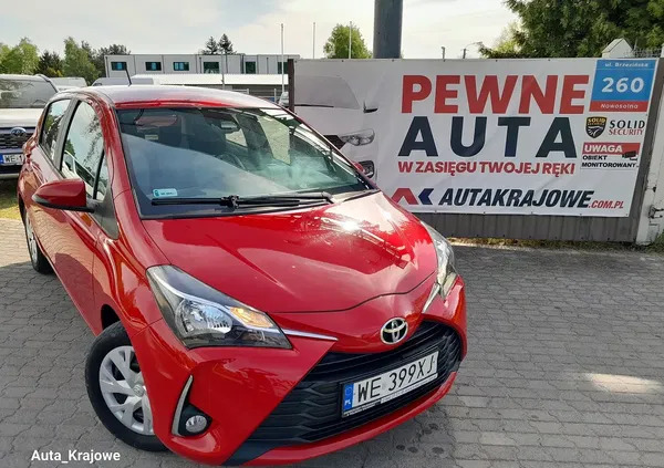 łódzkie Toyota Yaris cena 54900 przebieg: 70000, rok produkcji 2019 z Krzeszowice